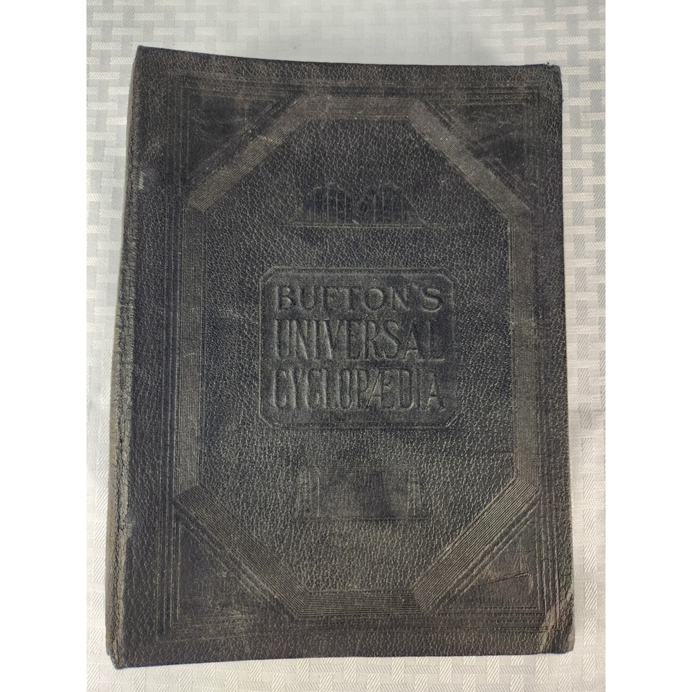 Bufton's Universal Cyclopedia 1921 Leather‎ Cover